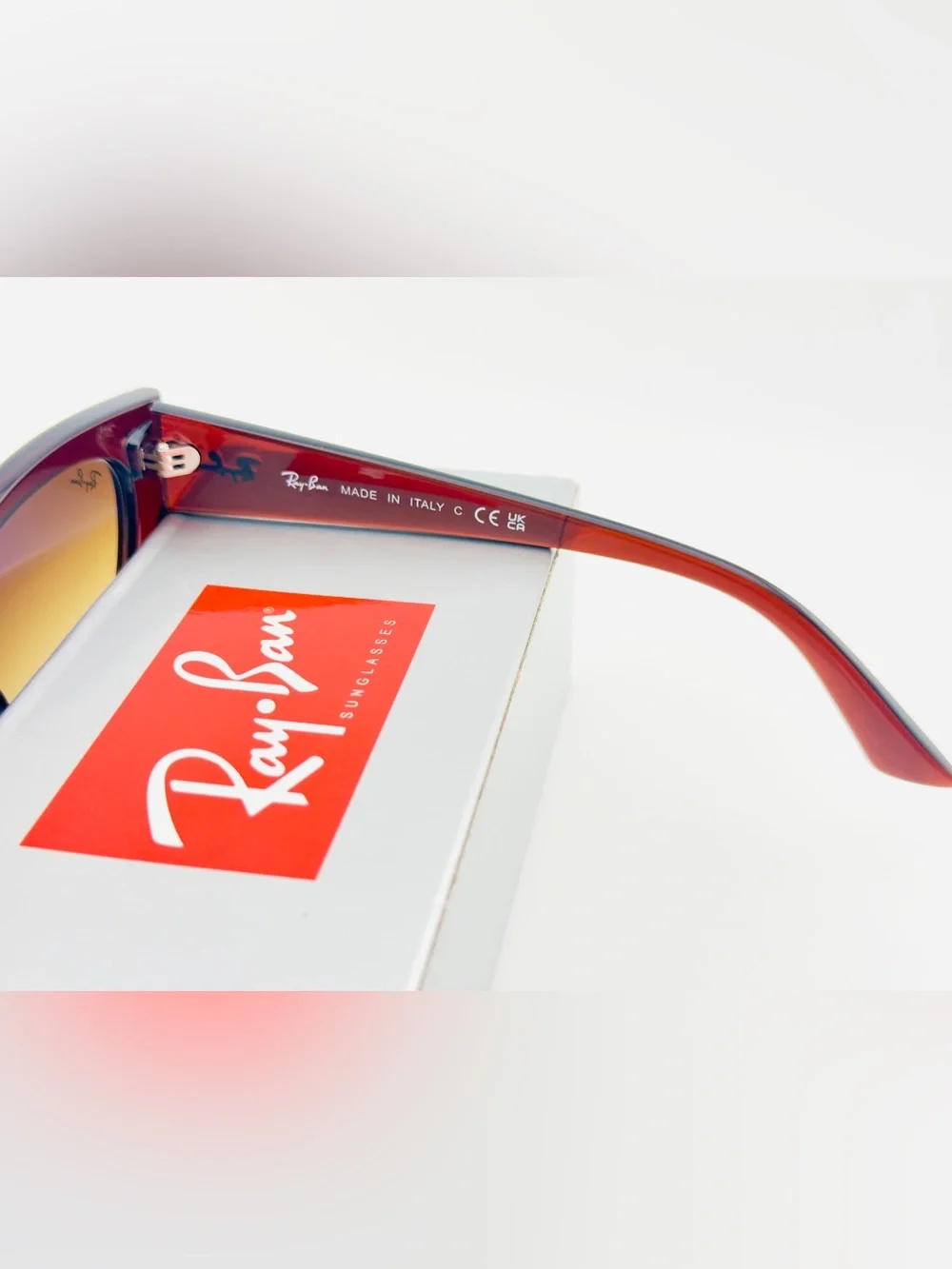 Ray-Ban Zena Bio Based Sunglasses RB4430 Polished Rusty Brown Frame Brown Lenses - Picture 12 of 15